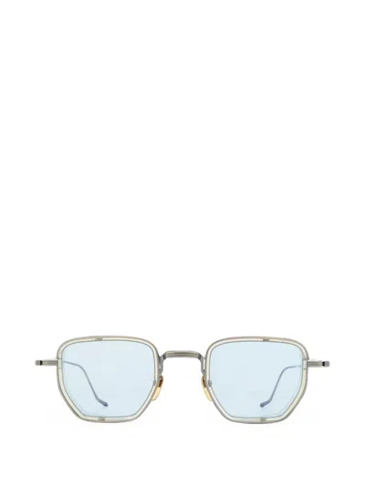 Jacques Marie Mage Atkins Geometric-frame Sunglasses In 그레이