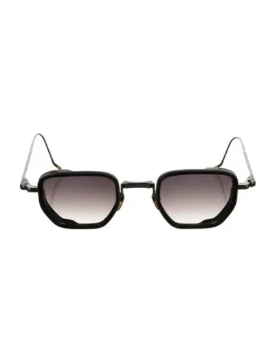 Pre-owned Jacques Marie Mage Atkins Square Sunglasses In Black