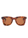 Jacques Marie Mage "ava" Sunglasses Accessories In Brown