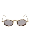 JACQUES MARIE MAGE AVIATOR ROUND SUNGLASSES