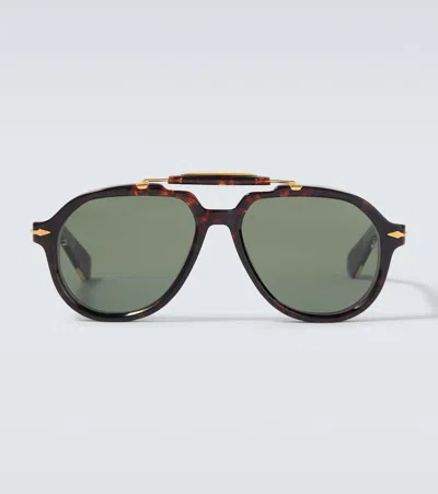 Jacques Marie Mage Ayrton Senna By Jmm: 1991 Aviator Sunglasses In Multi