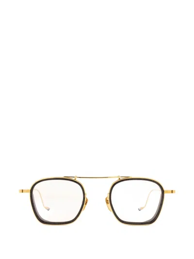 Jacques Marie Mage Baudelaire Geometric-frame Glasses In Black