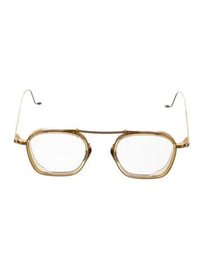 Pre-owned Jacques Marie Mage Baudelaire Square Eyeglasses