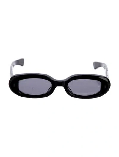 Pre-owned Jacques Marie Mage Besset Square Sunglasses In Black