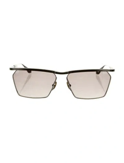 Pre-owned Jacques Marie Mage Bresson Square Sunglasses In Silver