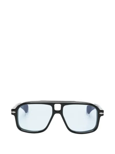 Jacques Marie Mage Browline Frame Sunglasses In Black