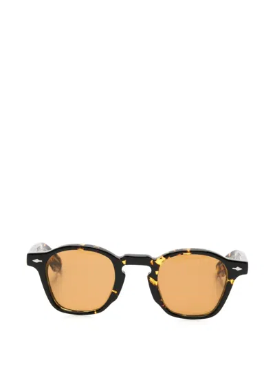 Jacques Marie Mage Browline Zephirin Sunglasses In Brown
