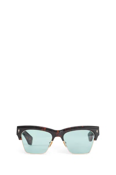 Jacques Marie Mage Bugbugsy Sunglasses In Brown