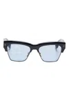 Jacques Marie Mage "bugsy" Sunglasses In Gray