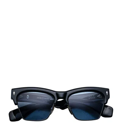 Jacques Marie Mage Bugsy Sunglasses In Blue