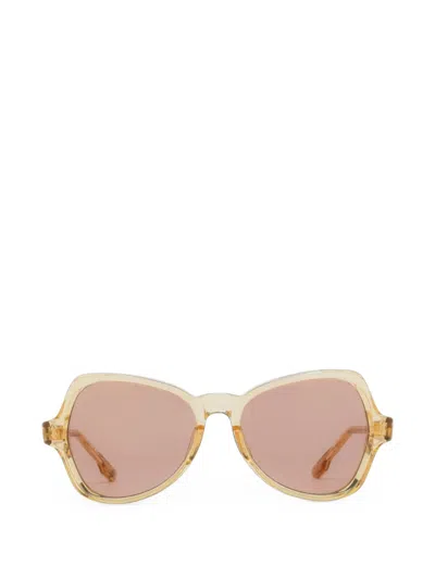 Jacques Marie Mage Candy Geometric-frame Sunglasses In Nude