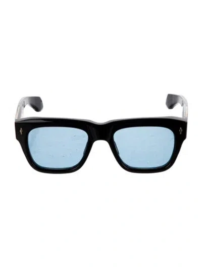 Pre-owned Jacques Marie Mage Cash Square Sunglasses In Black