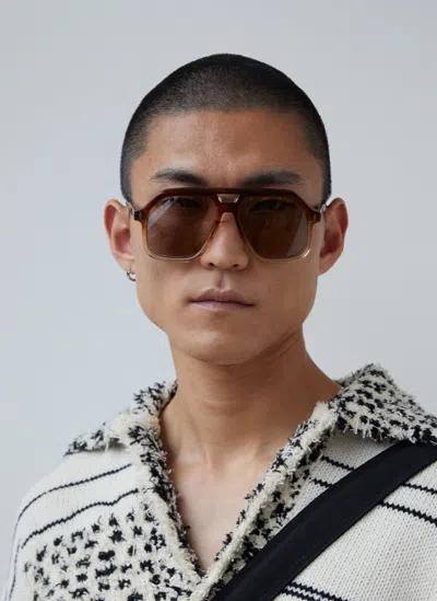 Jacques Marie Mage Casius Sunglasses In Brown