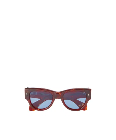 Jacques Marie Mage Cat-eye Sunglasses In Brown