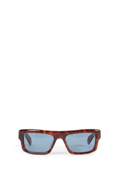 Jacques Marie Mage Cleavon 57 Sunglasses In Blue