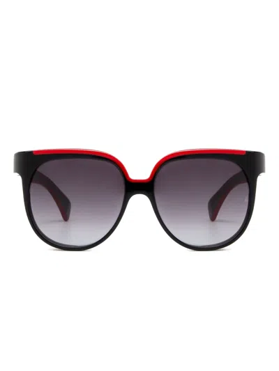 Jacques Marie Mage Cleveland Square Sunglasses In Black