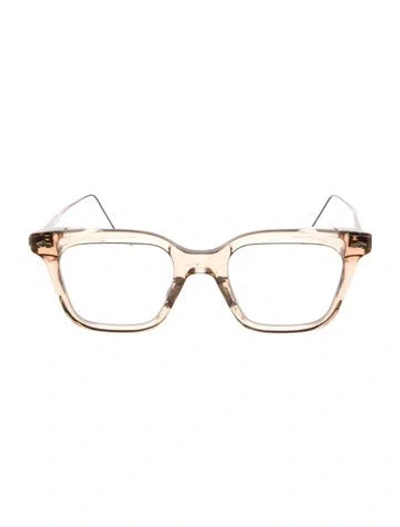 Pre-owned Jacques Marie Mage Clyfford Square Eyeglasses In Neutrals