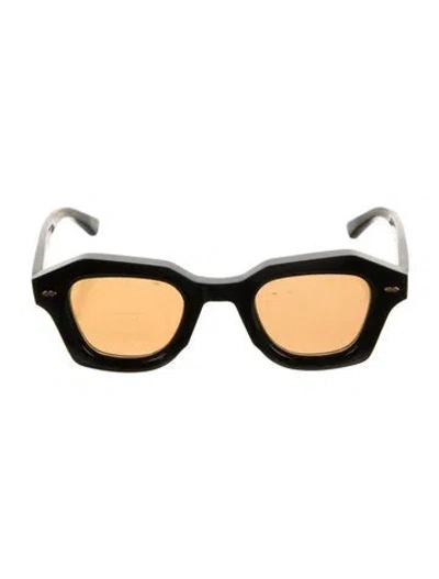 Pre-owned Jacques Marie Mage × Co Schindler Square Sunglasses In Brown