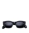 Jacques Marie Mage Corniche Rectangle Sunglasses In Black