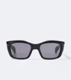 Jacques Marie Mage Corniche Rectangular Sunglasses In Black