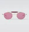 Jacques Marie Mage Dasan Aviator Sunglasses In Purple