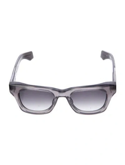 Pre-owned Jacques Marie Mage Dealan 100/250 Wayfarer Sunglasses In Blue