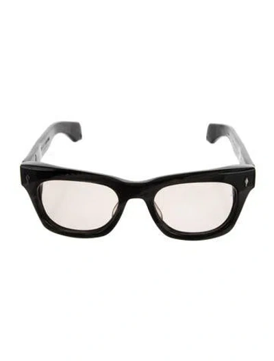 Pre-owned Jacques Marie Mage Dealan Cat-eye Sunglasses In Black