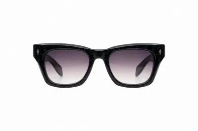 Jacques Marie Mage Dealan Square Frame Sunglasses In Black
