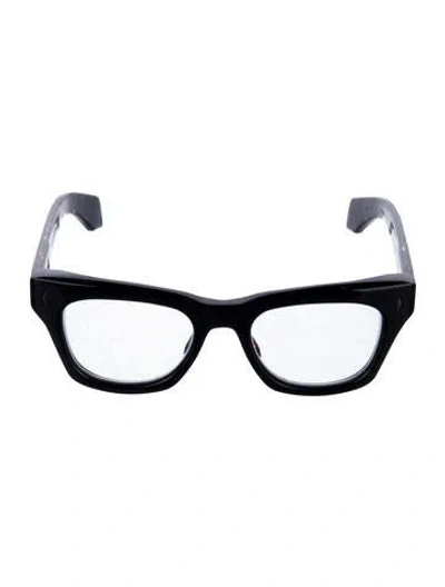 Pre-owned Jacques Marie Mage Dealan Square Sunglasses In Black