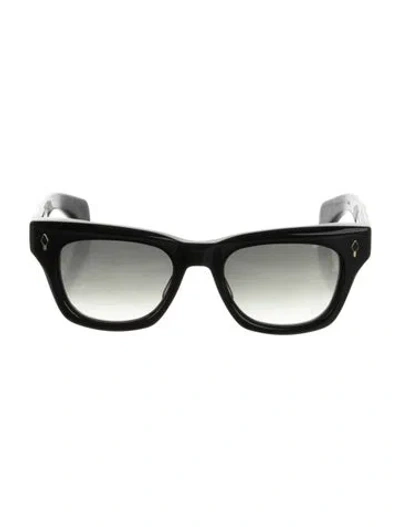 Pre-owned Jacques Marie Mage Dealan Square Sunglasses In Green