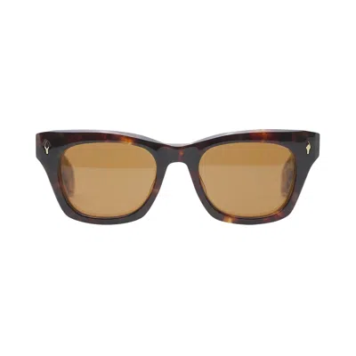 Pre-owned Jacques Marie Mage Dealan Sunglasses 'havana' | Blue | Men's Size Onesize
