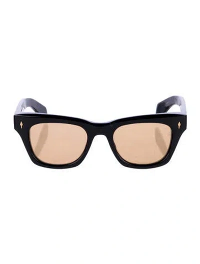 Pre-owned Jacques Marie Mage Dealan Wayfarer Sunglasses In Black