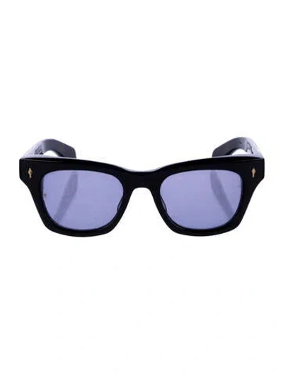 Pre-owned Jacques Marie Mage Dealan Wayfarer Sunglasses In Blue
