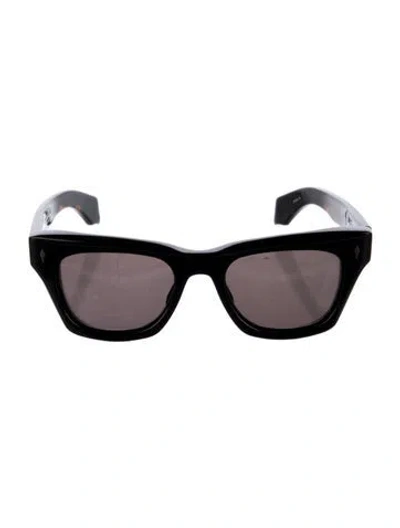 Pre-owned Jacques Marie Mage Dealan Wayfarer Sunglasses In Brown
