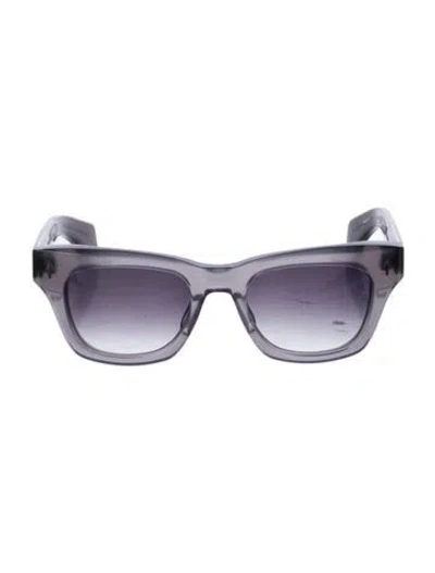 Pre-owned Jacques Marie Mage Dealan Wayfarer Sunglasses In Gray