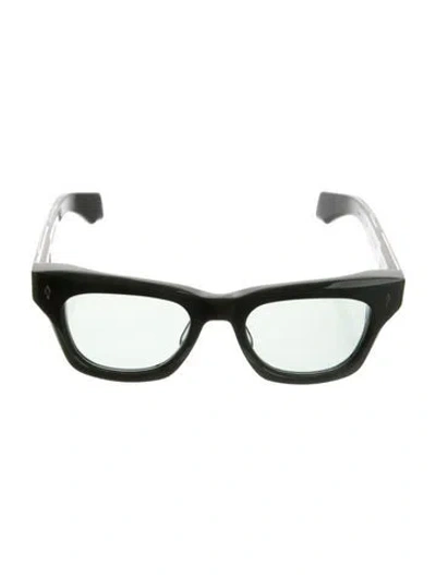 Pre-owned Jacques Marie Mage Dealan Wayfarer Sunglasses In Green