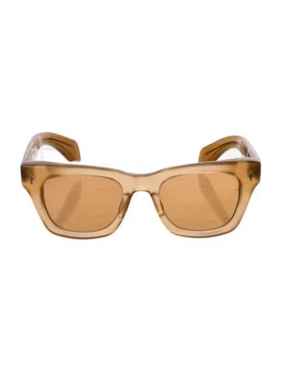 Pre-owned Jacques Marie Mage Dealan Wayfarer Sunglasses In Neutral
