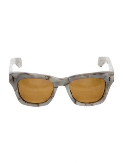 Pre-owned Jacques Marie Mage Dealan Wayfarer Sunglasses In Neutral