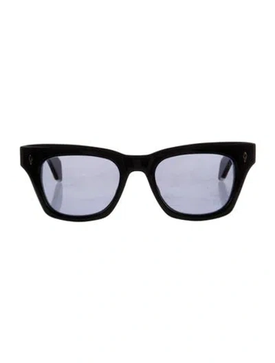 Pre-owned Jacques Marie Mage Dealani Wayfarer Sunglasses In Black
