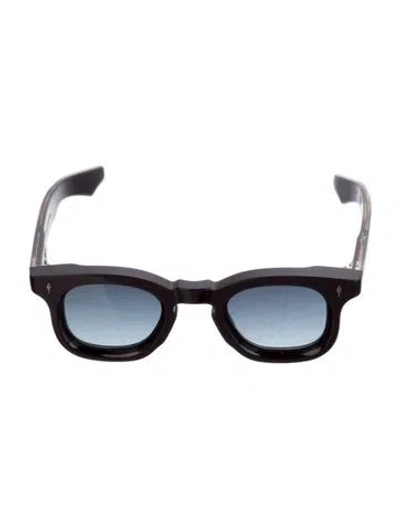 Pre-owned Jacques Marie Mage Devaux Square Sunglasses In Burgundy
