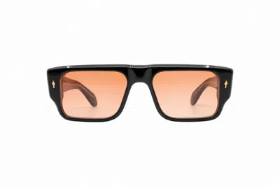 Jacques Marie Mage Devoto Square Frame Sunglasses In Black
