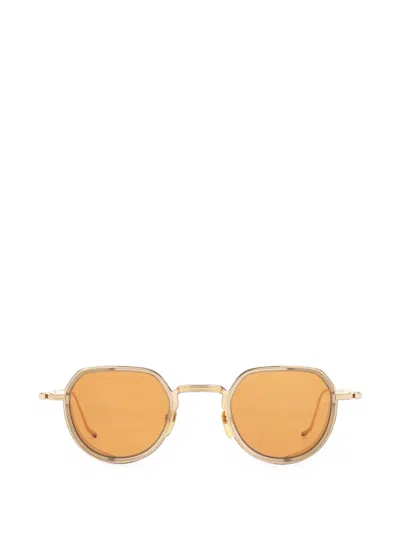 Jacques Marie Mage Dixon Geometric-frame Sunglasses In 골드 톤