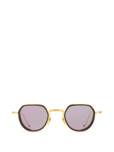 Jacques Marie Mage Dixon Geometric-frame Sunglasses In 골드 톤