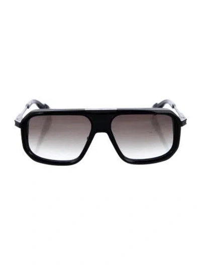 Pre-owned Jacques Marie Mage Donohu Square Sunglasses In Black