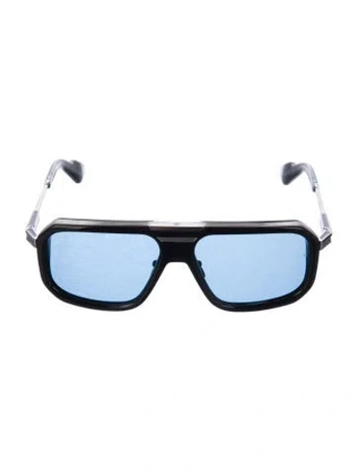 Pre-owned Jacques Marie Mage Donohu Square Sunglasses In Gray