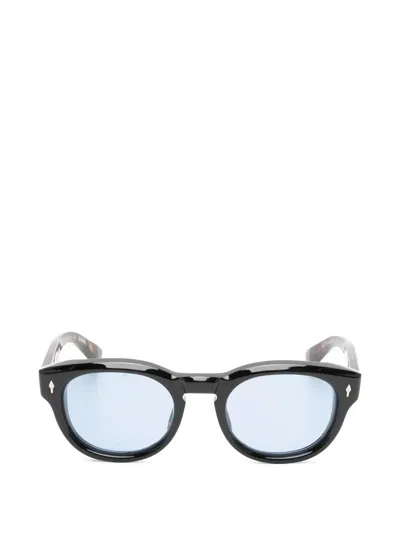 Jacques Marie Mage Dr.dream 玳瑁纹镜腿太阳眼镜 In Black