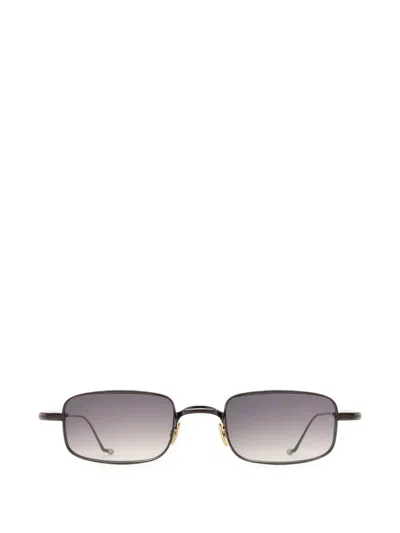 Jacques Marie Mage Dusk Rectangle-frame Sunglasses In Schwarz