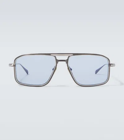 Jacques Marie Mage Earl Aviator Sunglasses In Gray