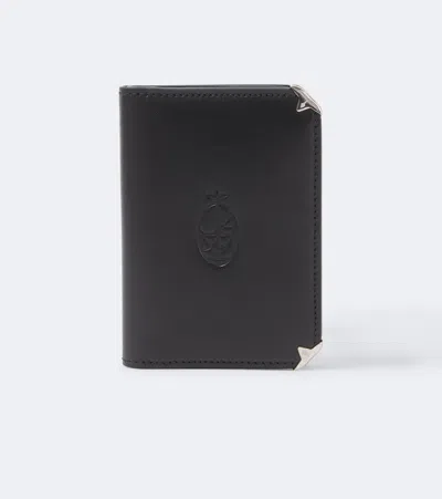 Jacques Marie Mage Elston Leather Wallet In Black