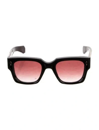 Pre-owned Jacques Marie Mage Enzo Square Sunglasses In Black